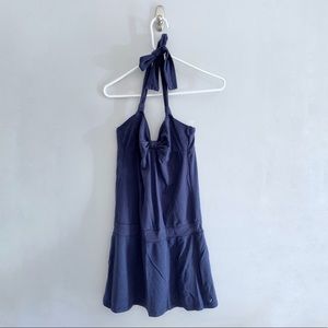 American Eagle Halter Drop Waist Dress